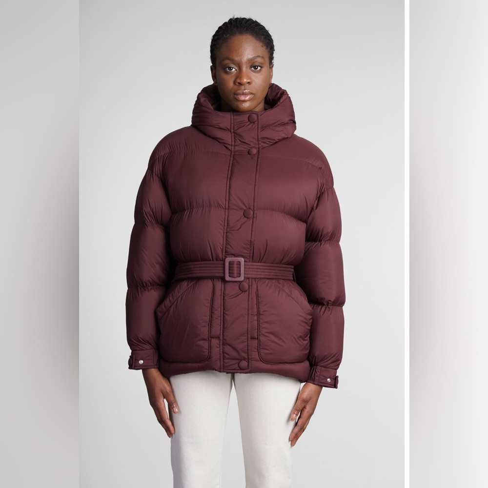 SOLD! SOLD! IENKI IENKI Puffer Jacket in Bordeaux Nylon Size M - Picture 1 of 16